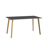 Table CPH DEUX 210 matt lacquered oak - Stone gray | Fleux | 2