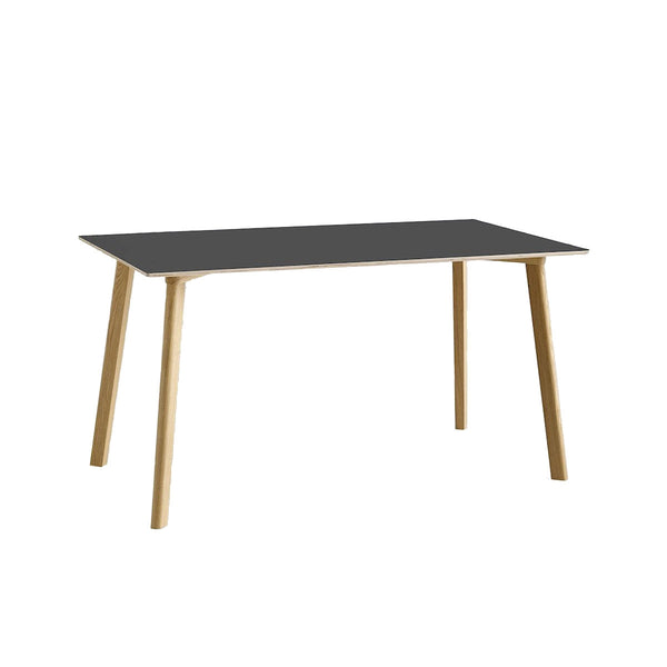 Table CPH DEUX 210 matt lacquered oak - Stone gray