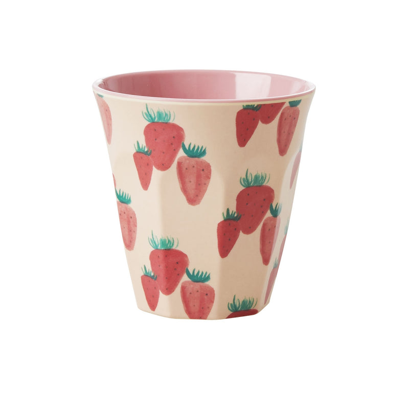 Melamine strawberry cup - H 9 cm