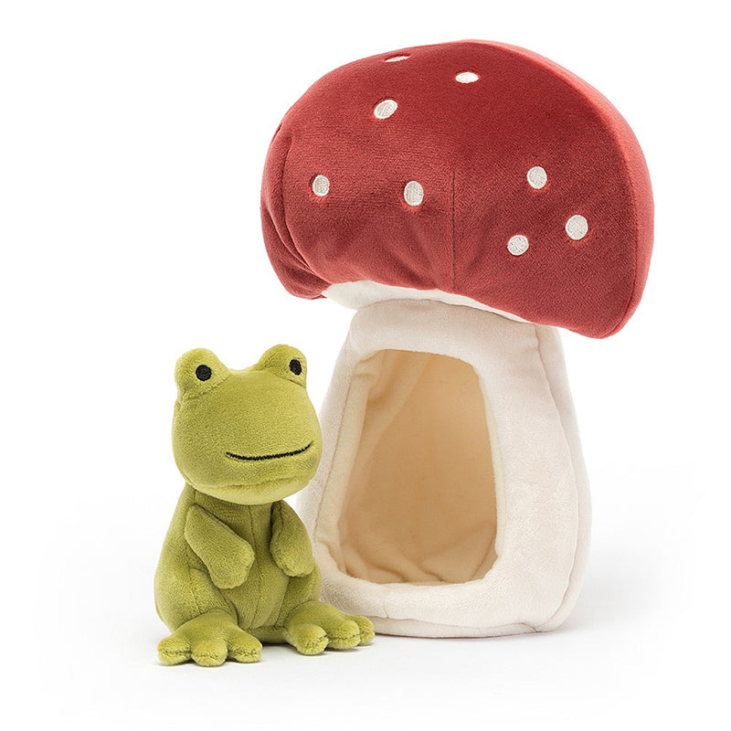 Forest Fauna Frog Soft Toy