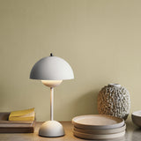 Flowerpot VP9 Wireless Table Lamp - Matt White | Fleux | 3