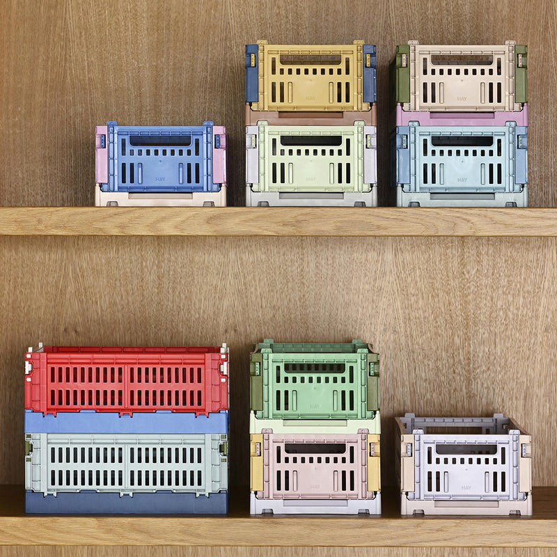 Caisse Crate Mix S - Rouge / Bleu