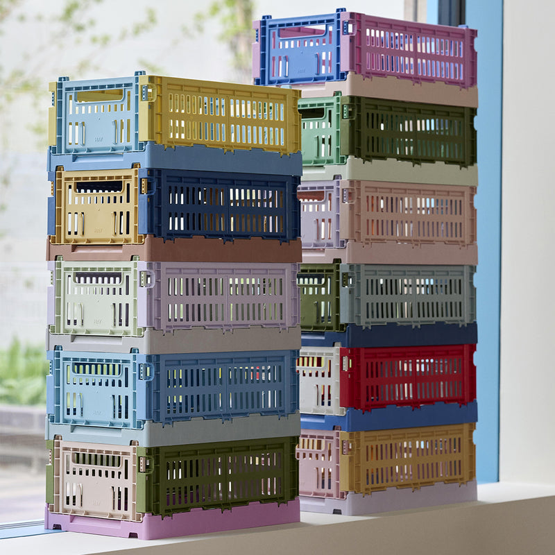 Caisse Crate Mix S - Rouge / Bleu