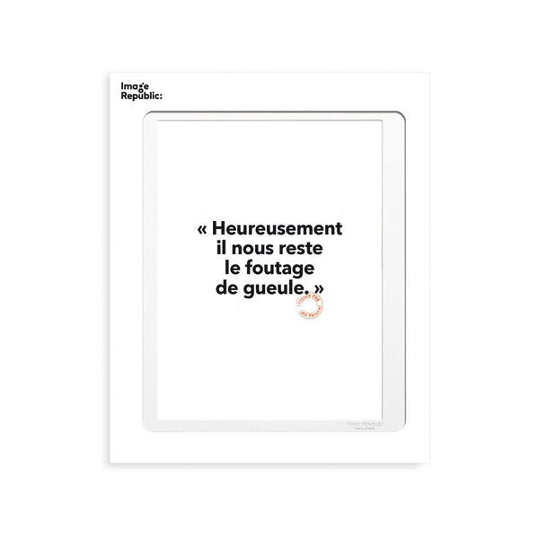 Affiche Loic Prigent 60 Heureusement - 56 x 76 cm