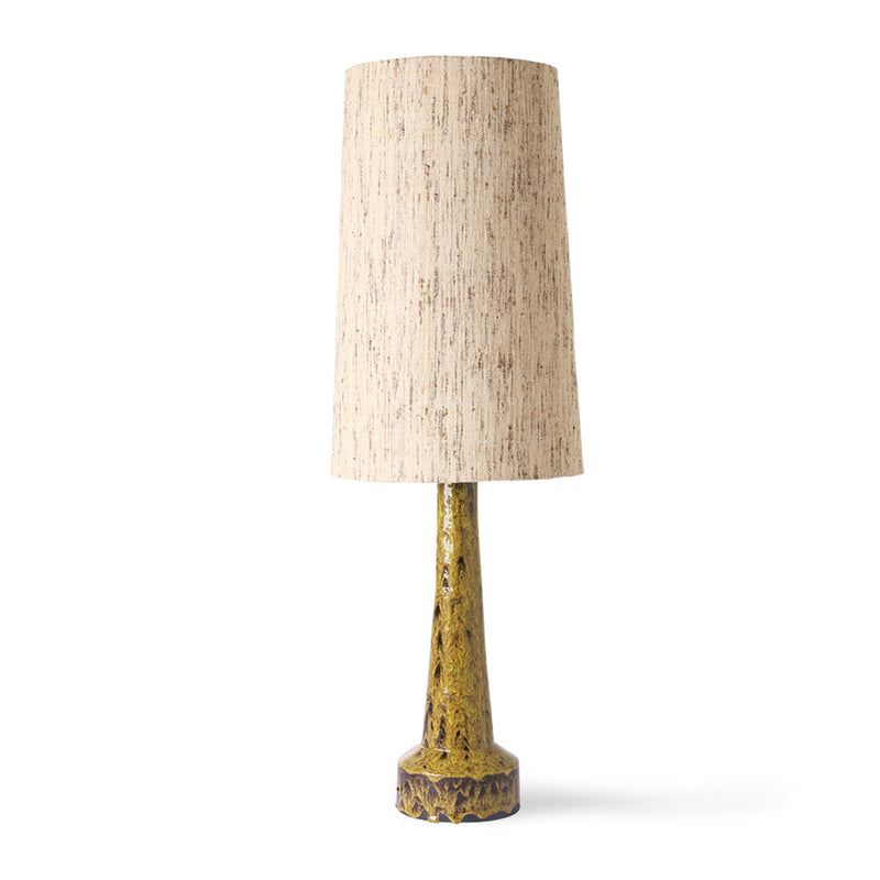 Abat-jour en soie Conique ø 36 cm - Naturel