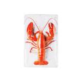 Twin red lobster wall decoration #1 on white background - 20 cm x 29 cm | Fleux | 2