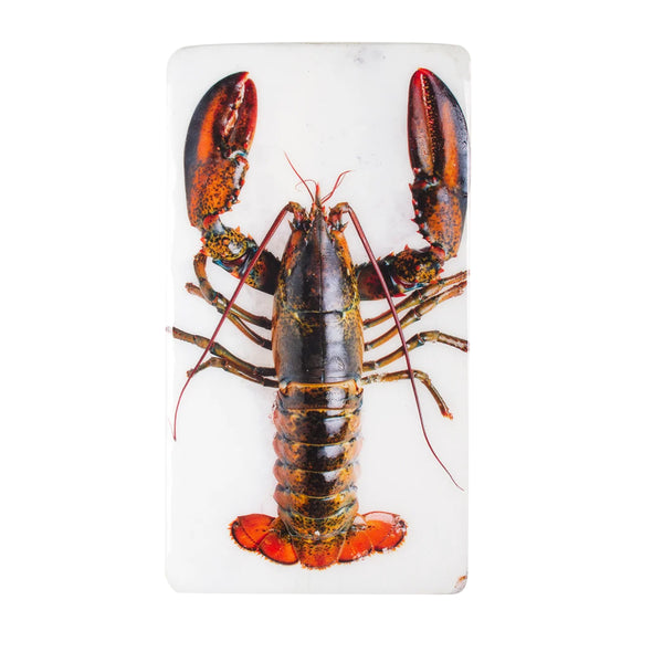 Lobster on ice wall decoration on white background - 20 x 35 cm