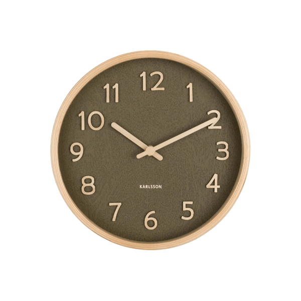Wood horloge best sale