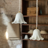 Lili pendant lamp in biscuit porcelain - Ø 13 cm | Fleux | 4