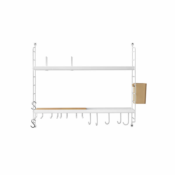 Kitchen wall storage - 58 x 50 x 20 cm - White