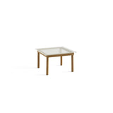 Table basse Kofi Chêne Massif & Verre Roseau Transparent - l 60 x L 60 x h 36 cm | Fleux | 4