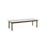 Kofi Coffee Table Solid Walnut &amp; Clear Glass - l 140 x L 50 xh 36 cm | Fleux | 2