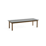Kofi Coffee Table Solid Walnut &amp; Gray Tinted Glass - l 140 x W 50 xh 36 cm | Fleux | 2