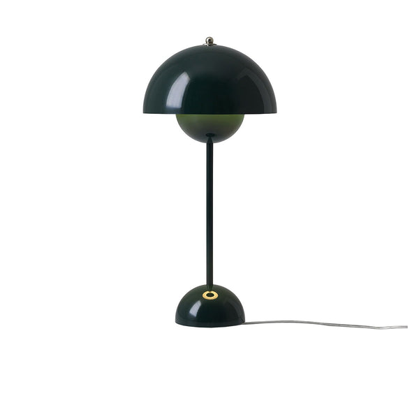 Lampe à poser Flowerpot VP3 by Verner Panton - Vert