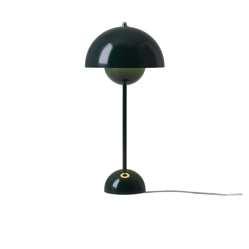 Lampe à poser Flowerpot VP3 by Verner Panton - Vert