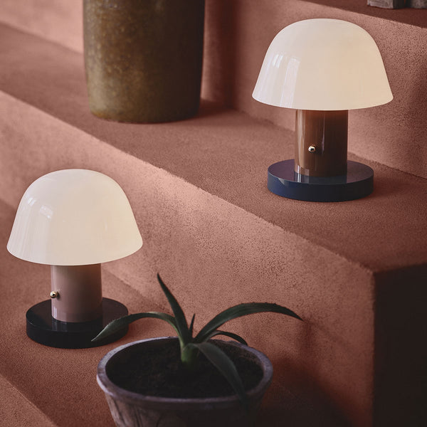 Table lamp JH27 Setago - Nude &amp; Forest
