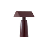 Lampe de table Caret MF1 H 22cm - Bordeaux foncé | Fleux | 5