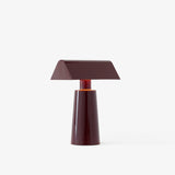 Lampe de table Caret MF1 H 22cm - Bordeaux foncé | Fleux | 6