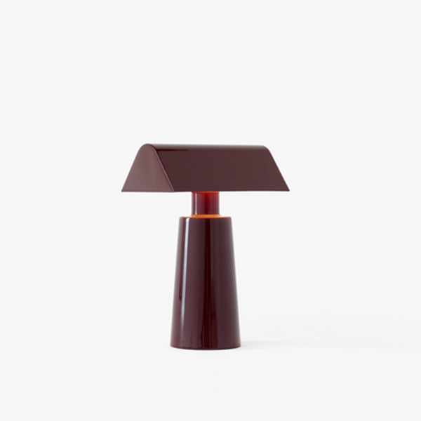 Table lamp Caret MF1 H 22cm - Dark burgundy