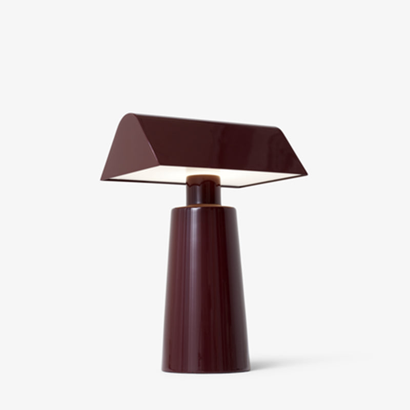Table lamp Caret MF1 H 22cm - Dark burgundy