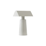 Lampe de table Caret MF1 H 22cm - Gris soie | Fleux | 7