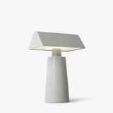 Lampe de table Caret MF1 H 22cm - Gris soie | Fleux | 8