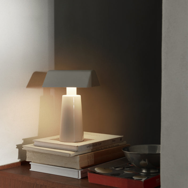 Lampe de table Caret MF1 H 22cm - Gris soie