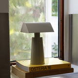 Lampe de table Caret MF1 H 22cm - Gris soie | Fleux | 11