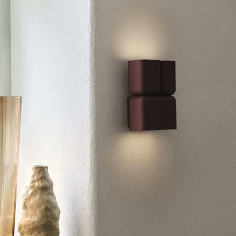 Wall lamp Tabata LN10 H 21cm - Dark burgundy