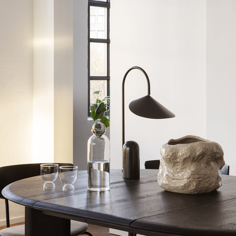 Arum table lamp H 50 cm - Black