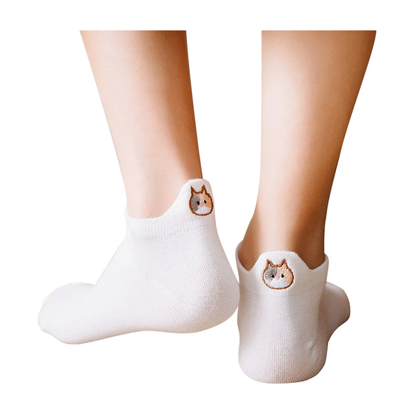Cat tongue socks 35/42 - White