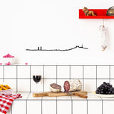 Decorative frieze Lyon Black | Fleux | 5