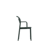 Chaise Accoudoirs Linear Steel Dark Green | Fleux | 5
