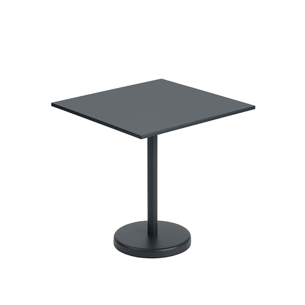 Table à café Linear Steel Black - 70 x 70 x h 73 cm