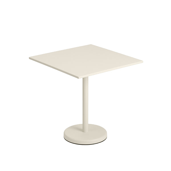 Table à café Linear Steel Off-White - 70 x 70 x h 73 cm