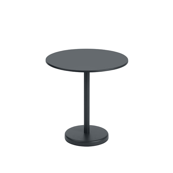 Table à café Linear Steel Black - Ø 70 x h73 cm