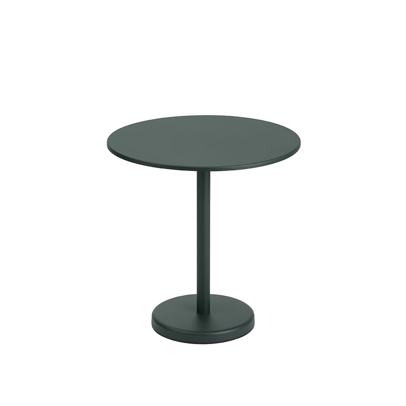 Table à café Linear Steel Dark Green - Ø 70 x h 73 cm