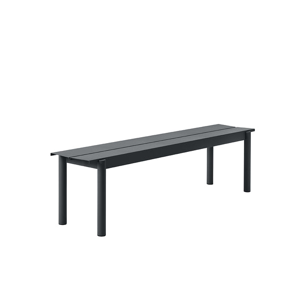 Banc Linear Steel Black - 170 x 34 cm