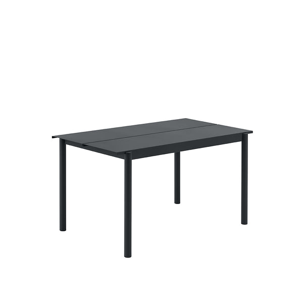 Table Linear Steel Black - 140 x 75 cm