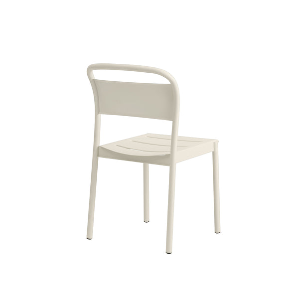 Chaise Linear Steel Off-White