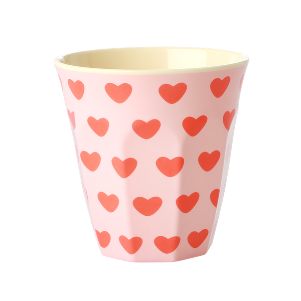 Sweet heart cup in melamine - H 9 cm