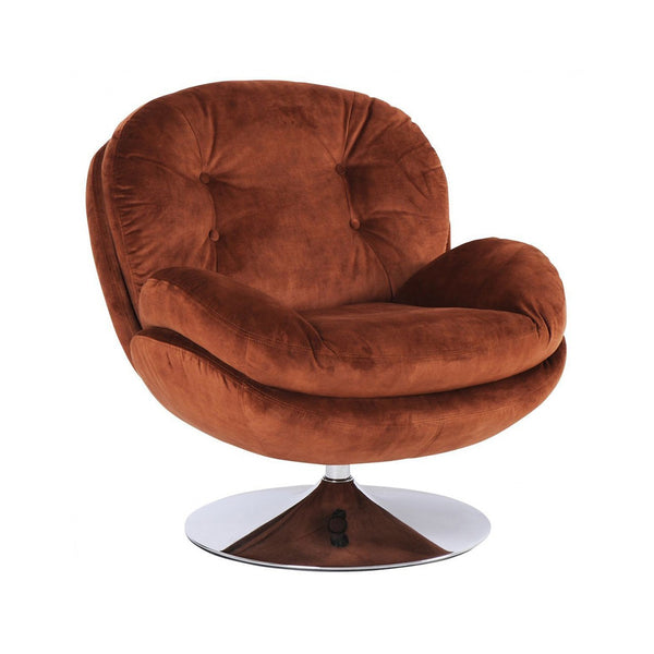 Memento armchair in velvet - 81 x 86 x 83 cm - Fox 