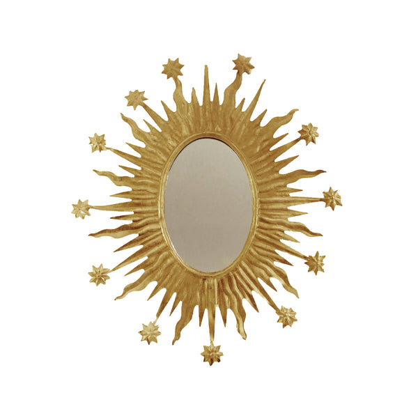 Exvoto Gold Celestial Mirror