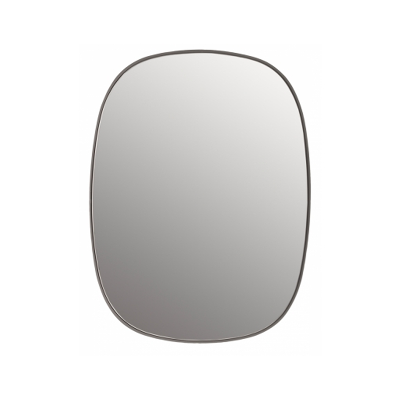 Miroir Framed - 59 x 44 cm - Gris