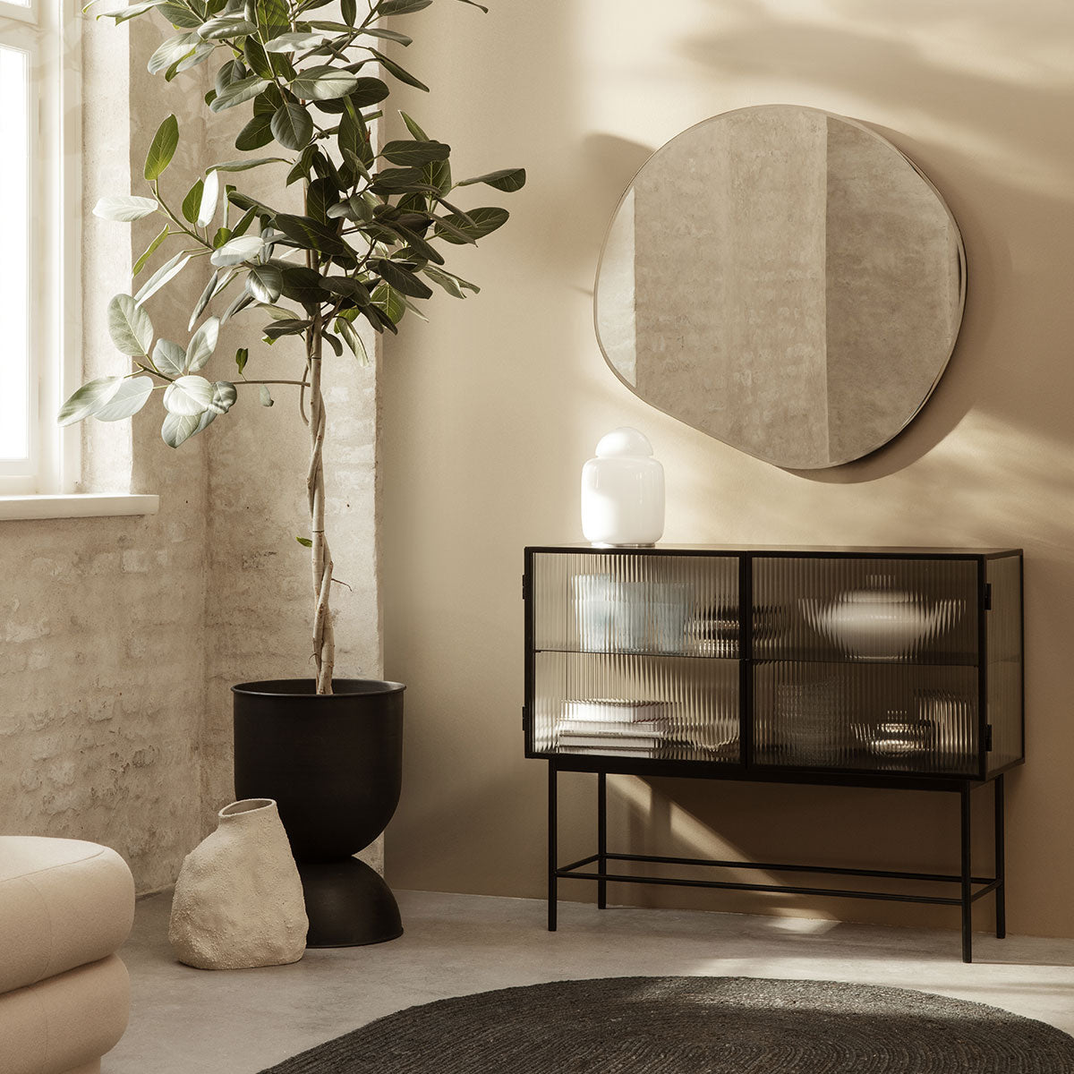 ferm LIVING 鏡 Mirror Pond XL – Fleux