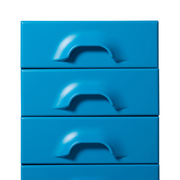 Chest of 6 Drawers - 45 x 40.5 x 97.5 cm - Bright Blue