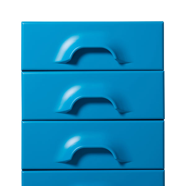 Commode 6 Tiroirs - 45 x 40,5 x 97,5 cm - Bleu Vif