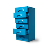 Commode 6 Tiroirs - 45 x 40,5 x 97,5 cm - Bleu Vif | Fleux | 13