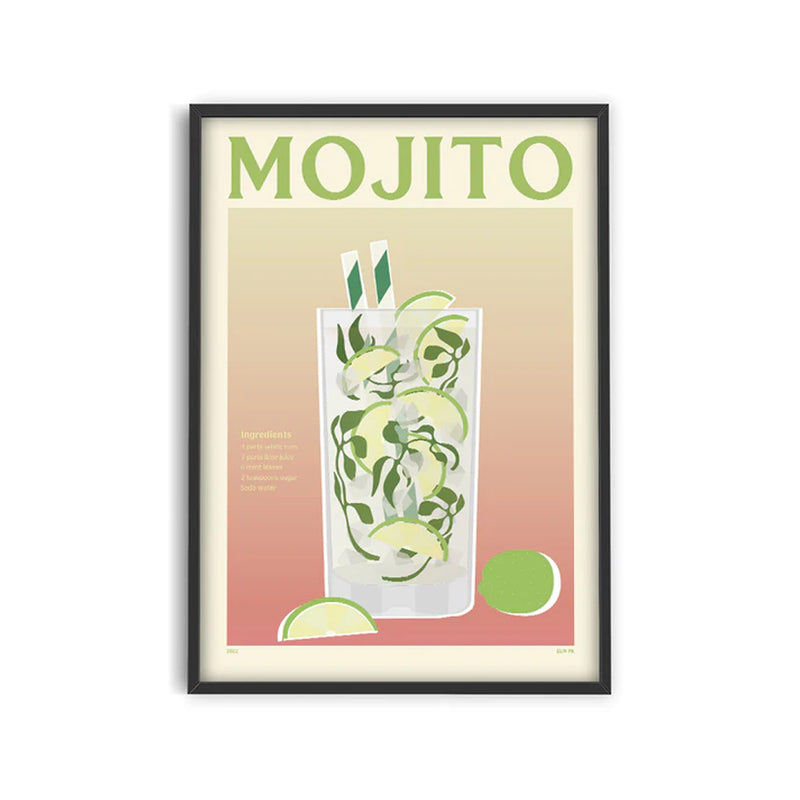 Affiche Cocktail - Elin PK - Mojito