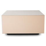 Bloc Mirror coffee table - 60 x 60 x 32 cm - Nude | Fleux | 3